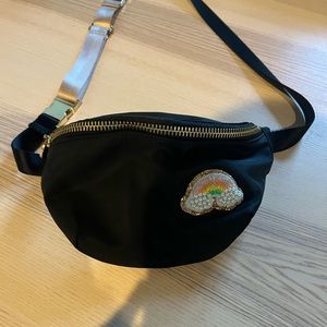 Stoney clover lane Fanny pack, with sown on patch